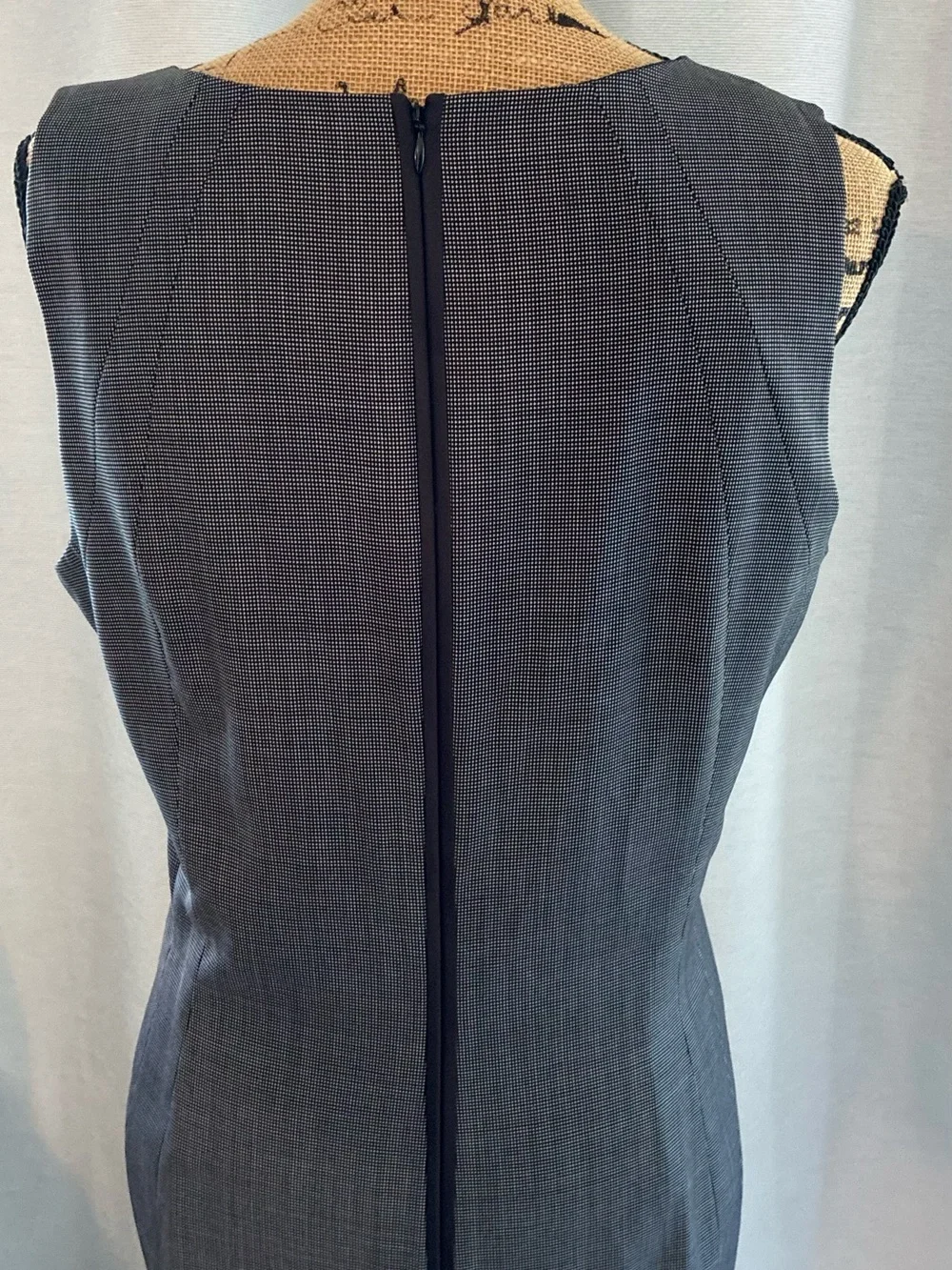 Lafayette 148 New York Charcoal Sheath Dress